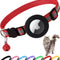 Airtag Cat Collar Breakaway, Reflective Kitten Collar with Apple Air Tag Holder and Bell for Girl Boy Cats, 0.4 Inches