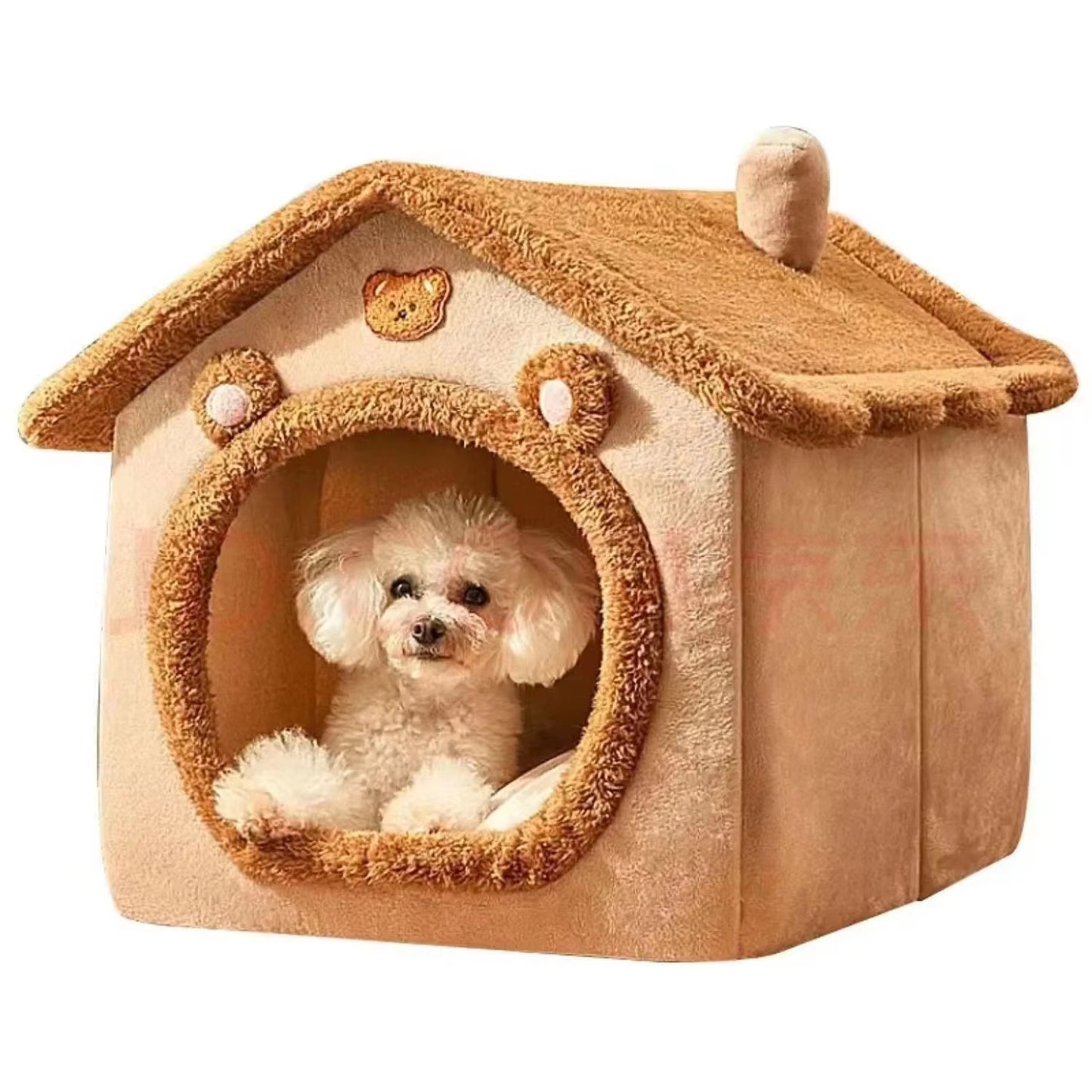 1Pcs Cats and Dogs House House Small Dog Four Seasons General Can Be Dismantled and Washed Dog House Pet Supplies Pet Bed