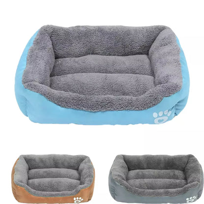 [UK Stock] L-3XL Dog Bed Sofas Plush Kennel Washable Cat Mat Mattress Pet Cushion Dog Bed Warm House Autumn Winter Pet Supplies